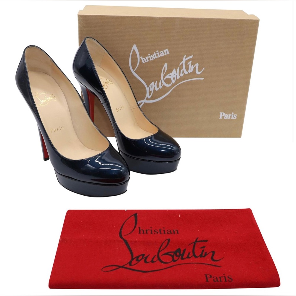 Christian Louboutin Bianca 120 Patent Calf black size 37.5